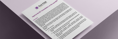 End FGM EU outlines its priorities to European Commission on the next EU budget